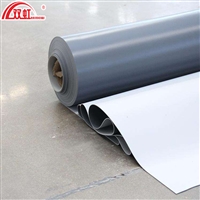 Double rainbow thermoplastic polyolefin TPO waterproof membrane single-layer roof
