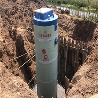 Implementation standard for buried integrated prefabricated pump station cylinder