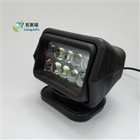 T5180 intelligent remote control car searchlight off-road car ceiling light LED marine strong light search light 12V24V