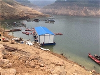 Design of rocker arm mobile floating boat for water intake