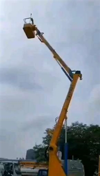 Manufacturer's in stock 16 meter aerial work platform discounts Jiangling double row 16 meter aerial lifting platform quotation