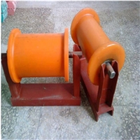 Mining conveying equipment ground roller wear-resistant polyurethane nylon ground roller 150 * 300 nylon ground roller