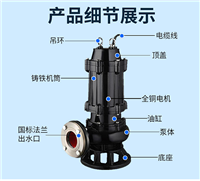 WQ submersible pump stainless steel material Jiabang submersible sewage pump factory drainage pump