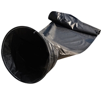 Plastic coated cloth for coal mine air ducts, tunnel positive and negative pressure air ducts 300mm