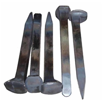 Cast iron square road nails, railway industrial and mining road nails, manual road nails, and mining road nails supplied and processed by manufacturers