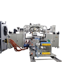 Multi layer co extrusion casting composite experimental line three-layer film sample forming machine