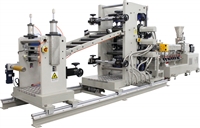 Polymer material blending modification for sheet extrusion equipment of PuTong/POTOP twin-screw extruder