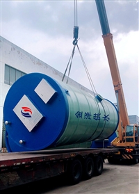 Application Description of Fiberglass Prefabricated Pump Station, Rainwater Pump Station, Sewage Integrated Lifting Pump Station