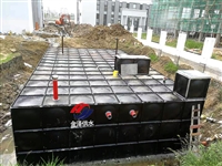 Fire booster water supply pump station with welded water tank and buried water tank, intelligent equipment