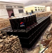 Ground integrated fire pump station, assembled water tank, buried box pump integration, full water experiment