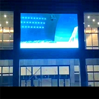 LED display screen fitness square outdoor P5 double column high brush integrated box display screen quotation