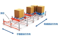 Cold storage warehouse shelves shuttle car shelves no need for personnel to enter, safe and efficient
