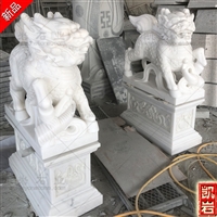 Factory Direct Stone Carving Kirin Company Door Stone Carving Kirin Huian Animal Stone Carving Manufacturer
