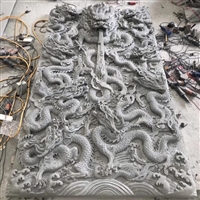 Large scale stone carving, Nine Dragon Wall relief temple, Nine Dragon Royal Road relief, bluestone stone relief, Kai Rock manufacturer wholesale