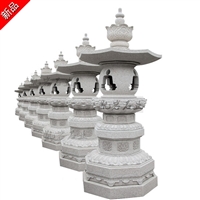 Fujian Stone Carving Seven Treasures Tathagata Pagoda Granite Seven Buddha Pagoda Stone Carving Buddha Pagoda Customized Kai Rock Industry