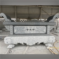Common temple stone carving, offering table carving, dragon stone offering table carving, exquisite carving, temple and ancestral hall decoration