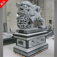 Manufacturer's direct supply of stone carvings of lions, tennis balls, lions, exquisite carvings of lions, Kai Rock Industry