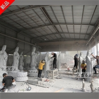 Fujian Stone Carving Guanyin Exquisite Carving Guanyin Dripping Water Guanyin Sending Children Guanyin Manufacturer Direct Supply to Kai Rock Industry