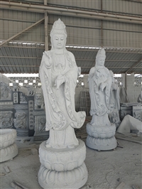 Zhejiang Stone Carving Dripping Guanyin Clean Bottle Stone Carving Guanyin Standing Statue Manufacturer Direct Supply to Kai Rock Industry
