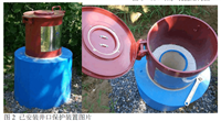Groundwater monitoring and protection device, groundwater well cover