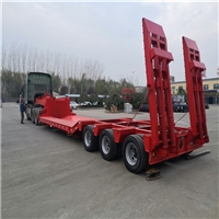 Manufacturer of large low flatbed semi-trailer