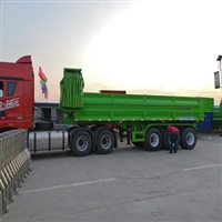 Height of U-shaped rear dump trailer for household use