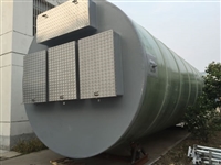 Underground integrated prefabricated pumping station for domestic sewage