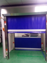 Factory induction automatic door dustproof workshop I stainless steel soft curtain door quick door installation