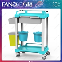 Medical handcart with delicate texture for treatment