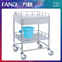 Stainless steel treatment carts with drawers for medical use are sold in multiple locations