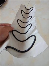 Tunnel semi-circular drainage pipe 100mm spring anti-corrosion and pressure resistant semi-circular drainage pipe