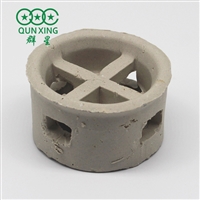 Pingxiang Qunxing Ceramic Ladder Ring Packing Drying Absorption Tower Ceramic Packing Manufacturer