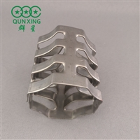 Pingxiang Qunxing manufacturer supplies metal 84 inner arc ring 316L stainless steel Mailer ring regeneration tower 84 ring modified packing