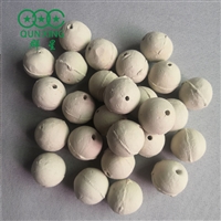 Pingxiang Qunxing supplies ceramic ball fillers, perforated ceramic balls, and inert perforated ceramic balls