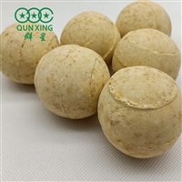 Pingxiang Qunxing supplies high alumina thermal storage balls, refractory ceramic balls, high alumina refractory balls, and alumina ceramic balls with high strength