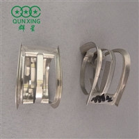 Pingxiang Qunxing Rectangular Saddle Ring Chemical Packing 38 * 30 * 0.6 Rectangular Saddle Ring Packing Metal Rectangular Saddle Ring Stainless Steel Rectangular Saddle Ring