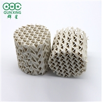 Corrugated packing 350 450 ceramic corrugated regular packing desulfurization tower ceramic distributor Pingxiang Qunxing