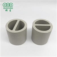 Pingxiang Qunxing Ceramic Packing One Ring 50mm Drying Tower Packing Cooling Tower Ceramic Packing One Ring