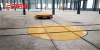 Customized electric rotating booth handling equipment manufacturer for track flat car rotating platform