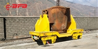55 ton rail flat car handling vehicle battery powered RGV ladle transport vehicle ground rail electric ladle transfer