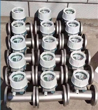 PTFE lined anti-corrosion metal tube float flowmeter