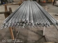 Zinc layer 3mm Zinc coated steel composite grounding rod 1mm Zinc coated steel grounding wire Zinc coated steel grounding electrode