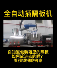 Zhongyilong - Automatic Paper Insertion Partition Robot - Corrugated Cardboard Partition Machine - Carton Partition Equipment