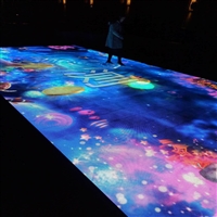 Radar LED interactive tile screen, ground interactive sensing tile LED display screen