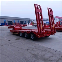 13 meter spring ladder trailer, 13 meter construction machinery transport semi-trailer