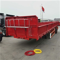 11 meter side overturning semi-trailer dump truck lightweight double-sided tilting dump semi-trailer