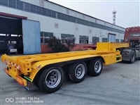 13.5-meter container semi-trailer and 12m container skeleton transport vehicle announcement for operation