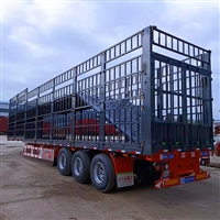 13 meter high semi-trailer, 2.55-meter wide compartment semi-trailer, with an overhead disc brake bridge