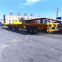 Three axle full trailer, two axle agricultural flatbed truck, tractor towing, RV chassis manufacturer customization