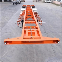Logistics box type semi-trailer wing frame transport vehicle 45 foot container trailer specifications